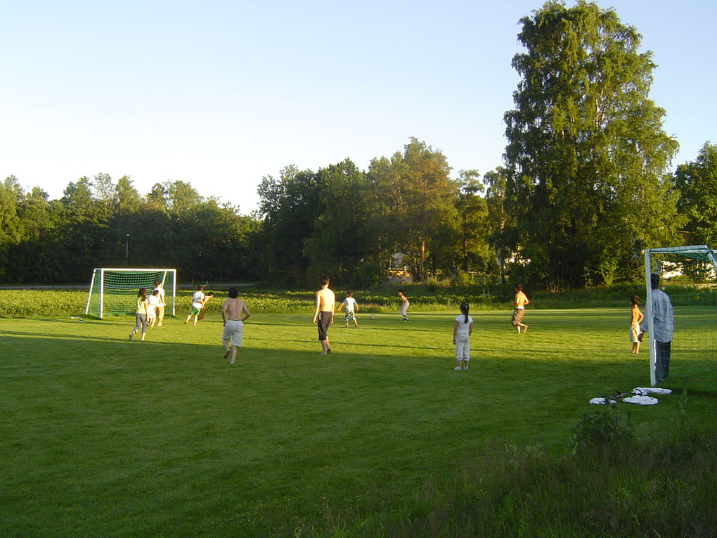 Uteområdet 2 Fotballbane på Bakkane Gård i Larvik